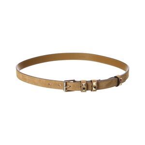 Valentino Rockstud Suede Belt, Beige